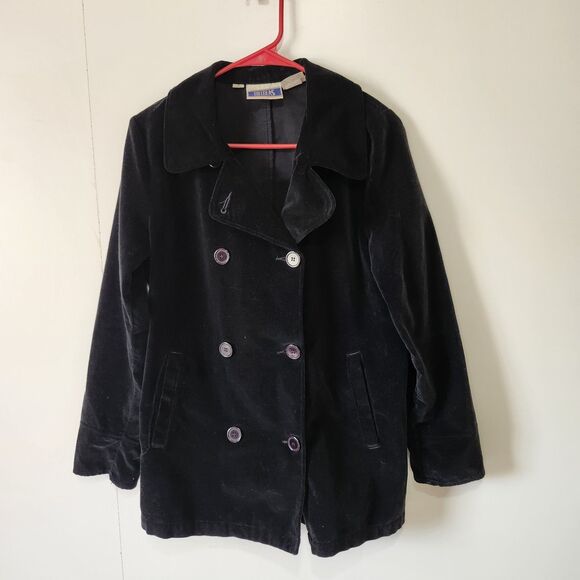 bill blass Jackets & Blazers - Vintage Bill Blass Signature Women’s Black Coat Jacket Sz Small 100% Algonda